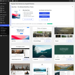 Page screenshot: Superb Helper &rarr; Free Themes