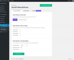 Page screenshot: Superb Social Media Buttons → Follow Buttons
