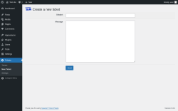 Page screenshot: Tickets → New Ticket