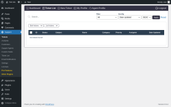 Page screenshot: Support