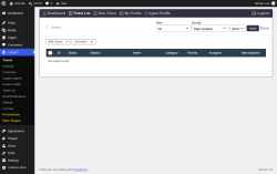 Page screenshot: Support