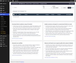 Page screenshot: Support