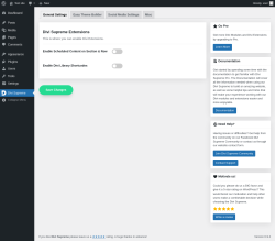 Page screenshot: Divi Supreme