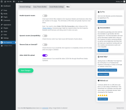 Page screenshot: Divi Supreme &rarr; Misc