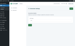 Page screenshot: SureCart → Settings