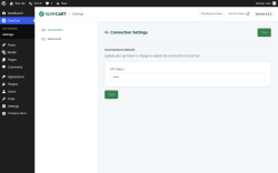 Page screenshot: SureCart &rarr; Settings