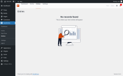 Page screenshot: SureForms → Entries