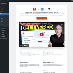 Page screenshot: SureForms → SMTP