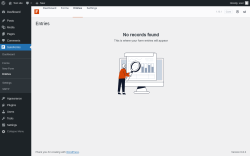 Page screenshot: SureForms → Entries