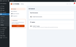 Page screenshot: SureForms &rarr; Settings
