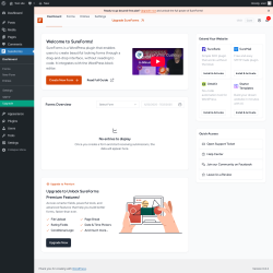 Page screenshot: SureForms