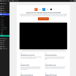 Page screenshot: SureForms &rarr; SMTP