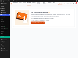 Page screenshot: SureForms &rarr; Payments