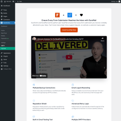 Page screenshot: SureForms &rarr; SMTP