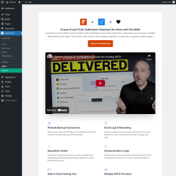 Page screenshot: SureForms &rarr; SMTP
