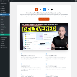 Page screenshot: SureForms &rarr; SMTP