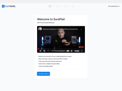 Page screenshot: SureMail Settings &lsaquo; Test site &mdash; WordPress