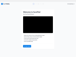 Page screenshot: SureMail Settings &lsaquo; Test site &mdash; WordPress