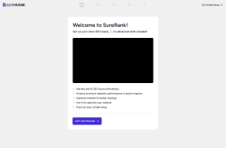 Page screenshot: Onboarding &lsaquo; Test site &mdash; WordPress