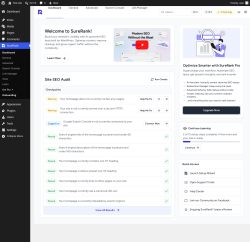 Page screenshot: SureRank