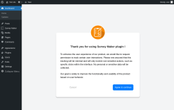 Page screenshot: Survey Maker → Frontend Requests
