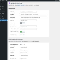 Page screenshot: SurveyLock.me