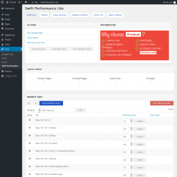 Page screenshot: Tools → Swift Performance
