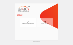 Page screenshot: Swift Performance setup