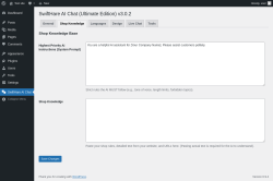 Page screenshot: SwiftHare AI Chat &rarr; Shop
                    Knowledge