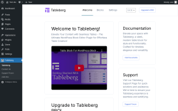 Page screenshot: Tableberg