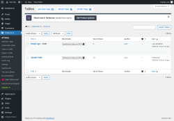 Page screenshot: Tablesome