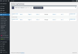Page screenshot: Tablesome → Action Log