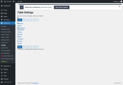 Page screenshot: Tablesome → Settings