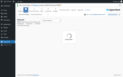 Page screenshot: Tagembed ‹ Test site — WordPress