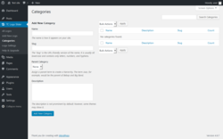 Page screenshot: TC Logo Slider → Categories