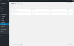 Page screenshot: WP Team → Team Generator