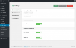 Page screenshot: WP Team → Settings