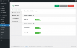 Page screenshot: WP Team → Settings