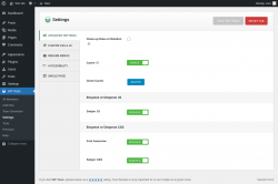 Page screenshot: WP Team → Settings