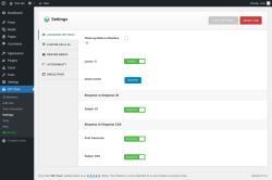 Page screenshot: WP Team → Settings