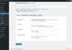 Page screenshot: Telegram → Settings