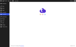 Page screenshot: Templately &lsaquo; Test site &mdash; WordPress