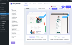 Page screenshot: Templately