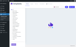 Page screenshot: Templately