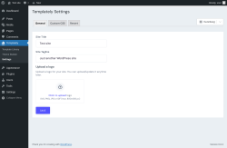 Page screenshot: Templately → Settings