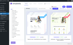 Page screenshot: Templately