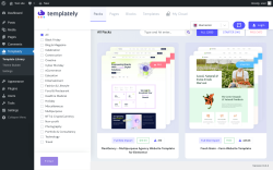 Page screenshot: Templately
