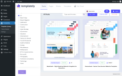 Page screenshot: Templately