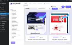 Page screenshot: Templately