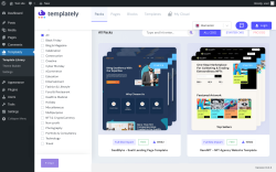 Page screenshot: Templately